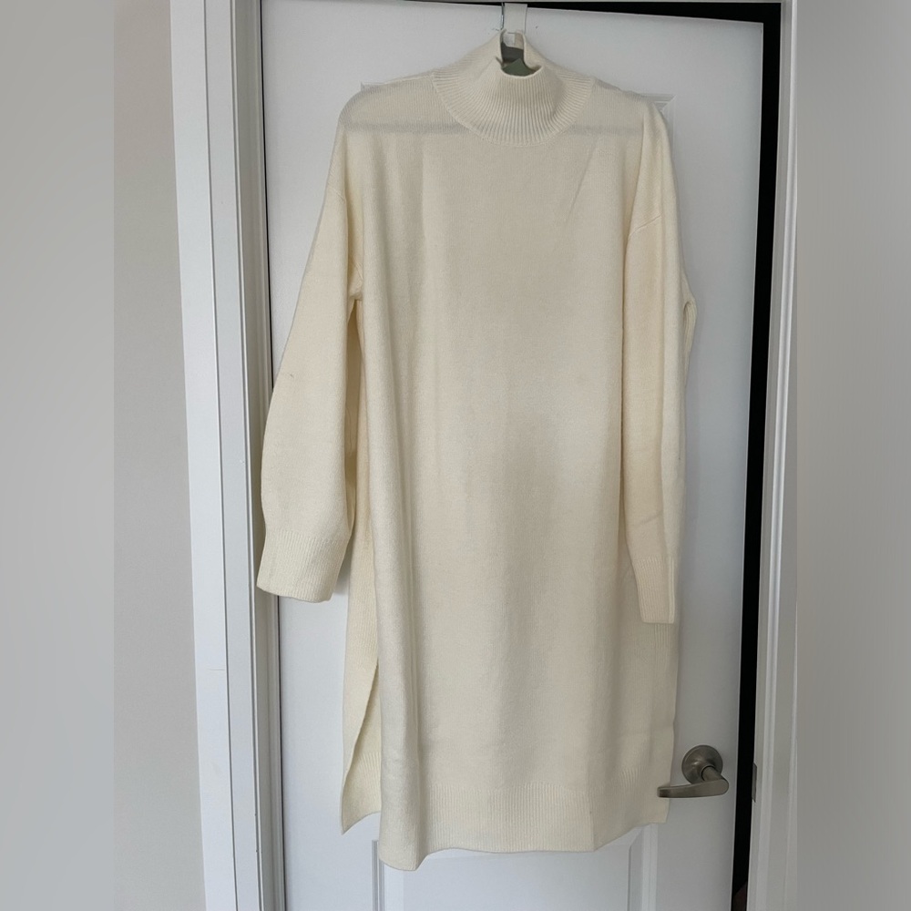 H&M Knit Dress in Cream - NWT